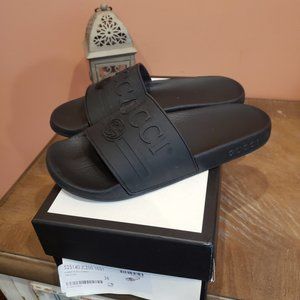 Gucci slides 38 size 8 womens